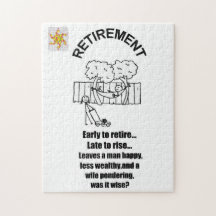 RUHESTANDS-PUZZLESPIEL