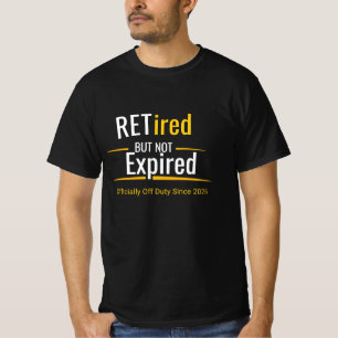 Ruhestands-Shirt Ruheständler-Geschenk Lustiges T- T-Shirt