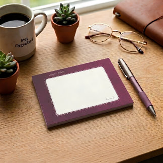 Ruhestands-Vermächtnis-Notizblock Post-it Klebezettel