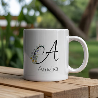Ruhestandsgeschenk Arbeitgeber monogramm Aquarell Jumbo-Tasse