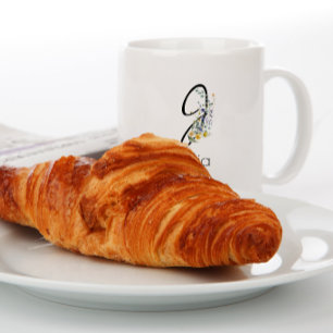 Ruhestandsgeschenk Arbeitgeber monogramm Aquarell Jumbo-Tasse