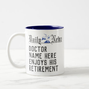 Ruhestandsgeschenk für einen Arzt Kaffeetasse