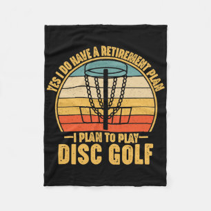 Ruhestandsgeschenke für Disc-Golfer Lustige Disc-G Fleecedecke