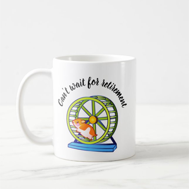 Ruhestandshamster Kaffeetasse (Links)