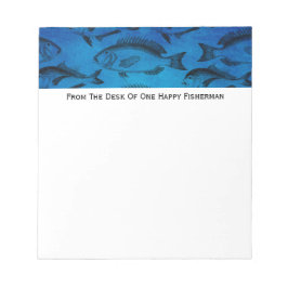 Ruhestandskammer von Fisherman Vater Notizblock
