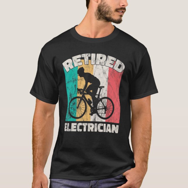 Ruhestandskräfte Elektrizität T-Shirt (Vorderseite)