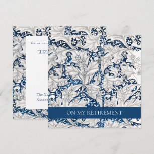 RUHESTANDSPARTY-EINLADUNG : WILLIAM MORRIS EINLADUNG