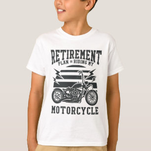 Ruhestandsplan, der mein Motorrad reitet T-Shirt