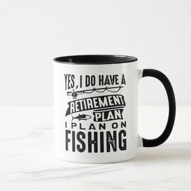 Ruhestandsplan Fischerei Tasse (Rechts)