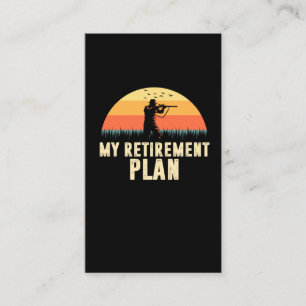 Ruhestandsplan Jagd Vater Guber Lover Tierjagd Visitenkarte