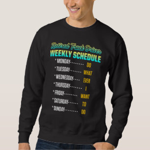 Ruhestandsregelung für Lkw-Fahrer 4 Sweatshirt