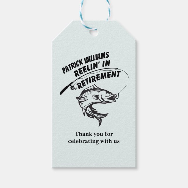 Ruhestandsrückgang Geschenkanhänger (Vorderseite)