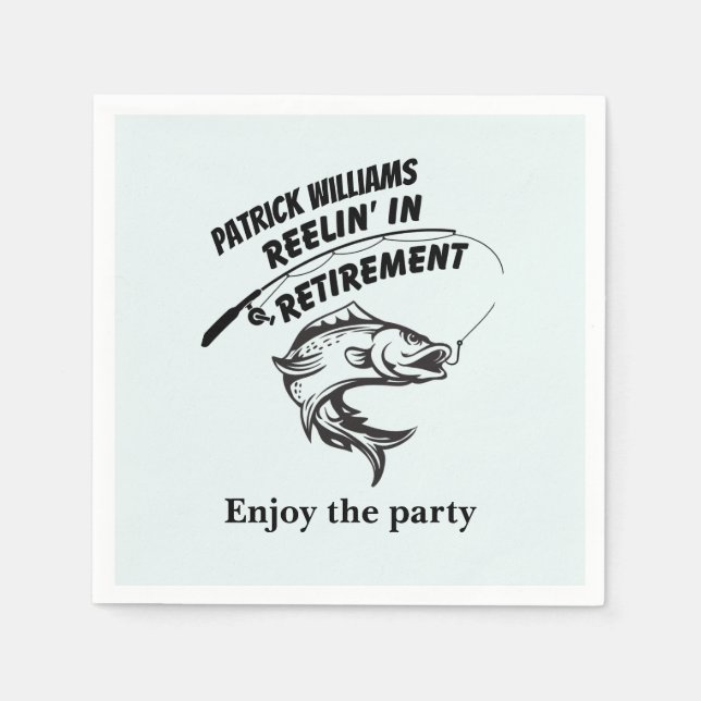 Ruhestandsrückgang Serviette (Vorderseite)