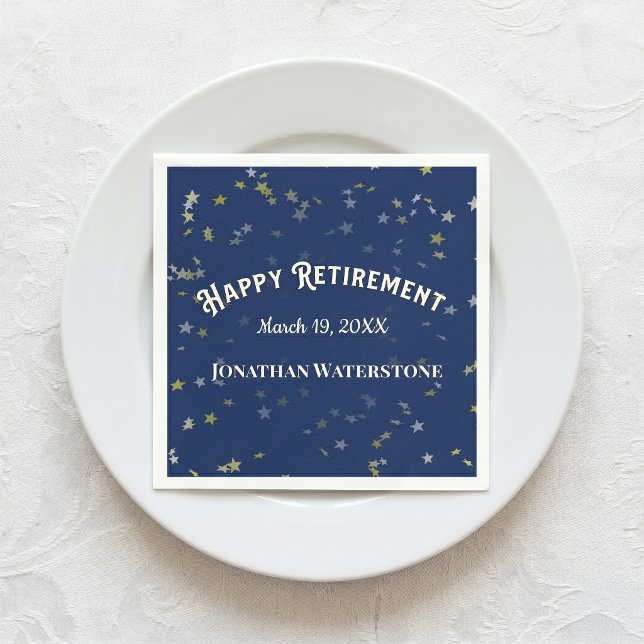 Ruhestandsstars für Party Serviette (Von Creator hochgeladen)