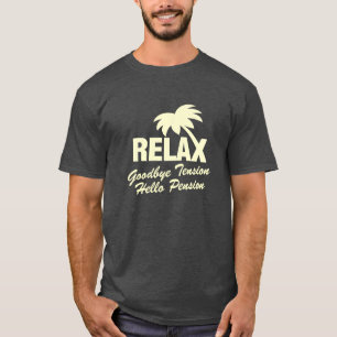 Ruhestandst-shirt Auf Wiedersehen Spannungshallo T-Shirt