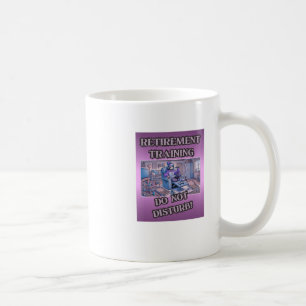 Ruhestandstraining – Nicht stören Lustiges Mädchen Kaffeetasse