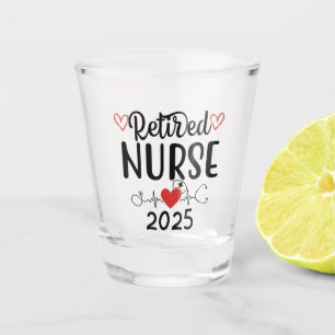 Ruhestätte 2025 Rente Geschenke Krankenpflege Schnapsglas