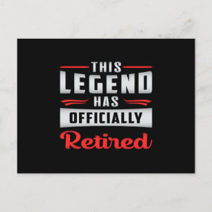 Ruhestätte Ruhestand Opa Funny Geschenk Postkarte