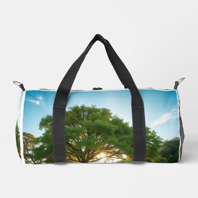 Ruhezeit mit einem großen Baum  Duffle Bag (Vorderseite)