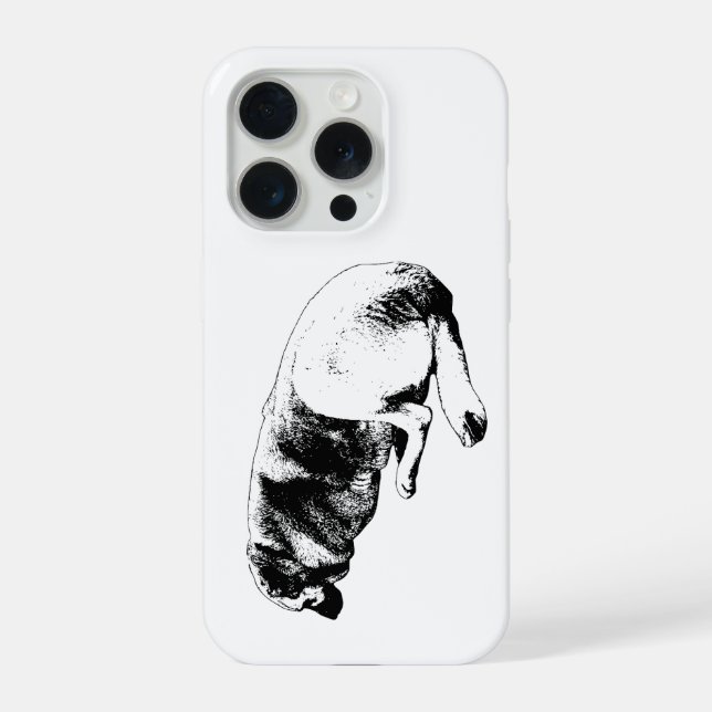 Ruhig gehalten iPhone hülle (Rückseite)