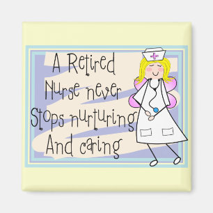 Ruhig gelegene Nurse Angel Art Cards & Gifts Magnet