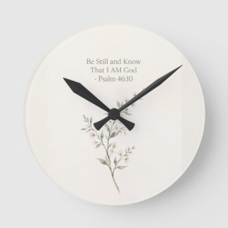 Ruhig-Hülle Runde Wanduhr