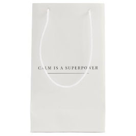 Ruhig ist ein Superpower-Geschenktüte – Minimalist Kleine Geschenktüte