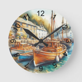ruhig runde wanduhr