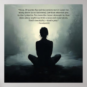 ruhig (Tür 1051) Poster