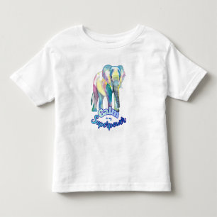 Ruhig zu sein ist mein Superheld – Bunter Wasserfa Kleinkind T-shirt