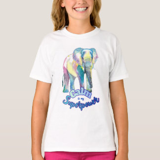 Ruhig zu sein ist mein Superheld – Bunter Wasserfa T-Shirt