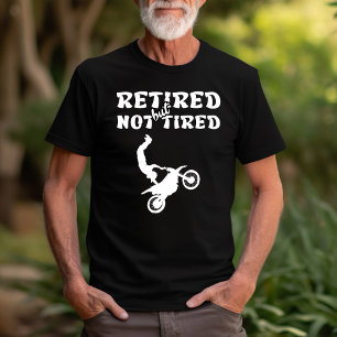 Ruhige, aber nicht müde Motorradsport T-Shirt