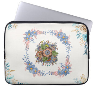 Ruhige Aquarell-Garten – Leise Blumengeflüster Laptopschutzhülle