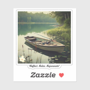 "Ruhige Aussicht auf den See" Aufkleber