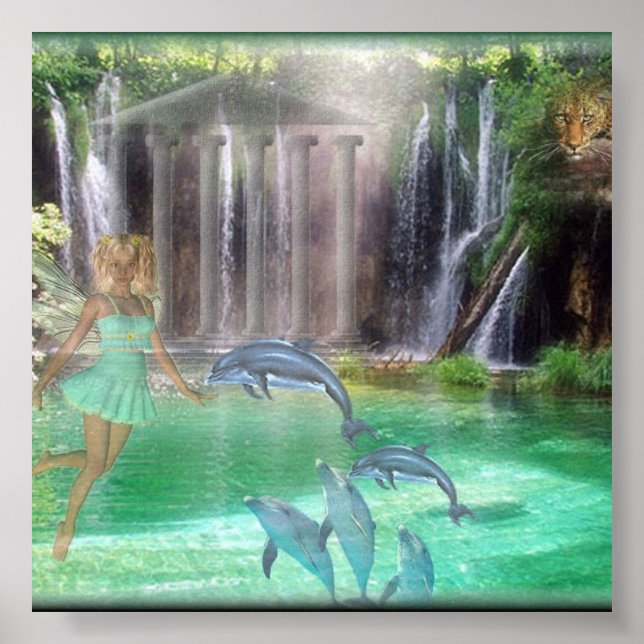 ruhige Bucht Poster (Vorne)