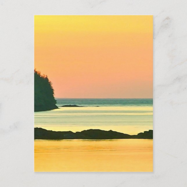 Ruhige Bucht Postkarte (Vorderseite)