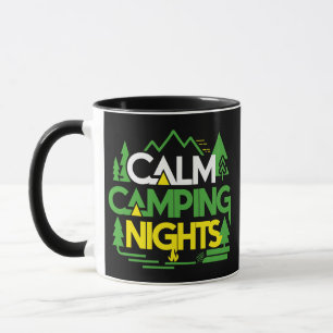 Ruhige Camping-Nächte, Sommerlager Tasse
