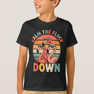 Ruhige die Herde runter Flamingo T-Shirt