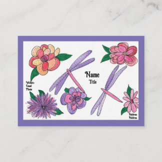 Ruhige Garden Business Cards Visitenkarte