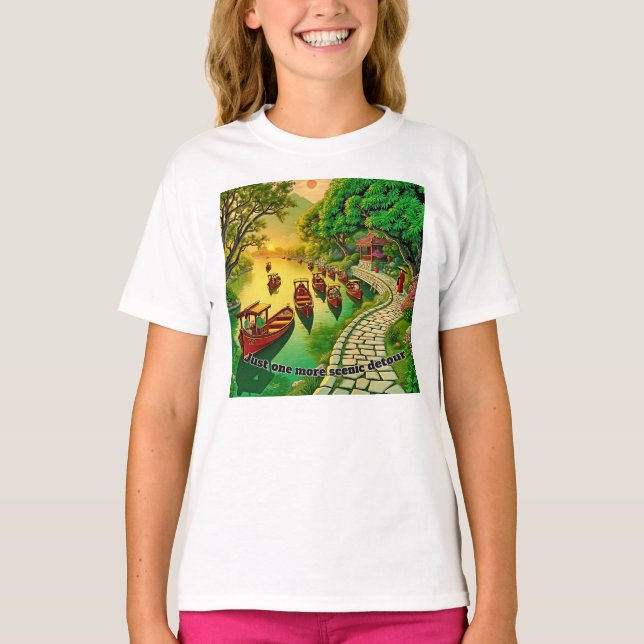 Ruhige Gewässer T-Shirt (Vorderseite)