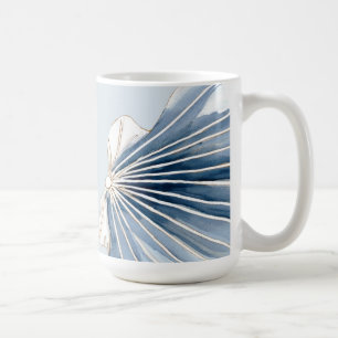 Ruhige Gezeiten Blaue Küstenmuschel Kaffeetasse