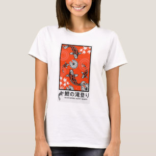 Ruhige japanische Karpfenkunst T-Shirt