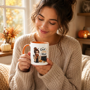 Ruhige Klasse Magie Orange Halloween Lehrer Tasse