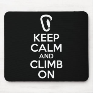 Ruhige Lage und Niedliches Klettern auf dem Rock C Mousepad