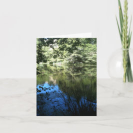 Ruhige Lake Personalisiert Grußkarte Karte