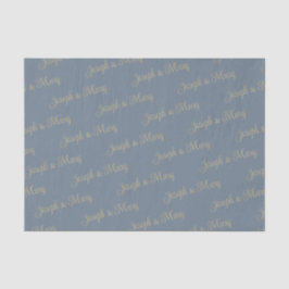 Ruhige Meeres-Eleganz Schieferblau & Weicher Sand Seidenpapier