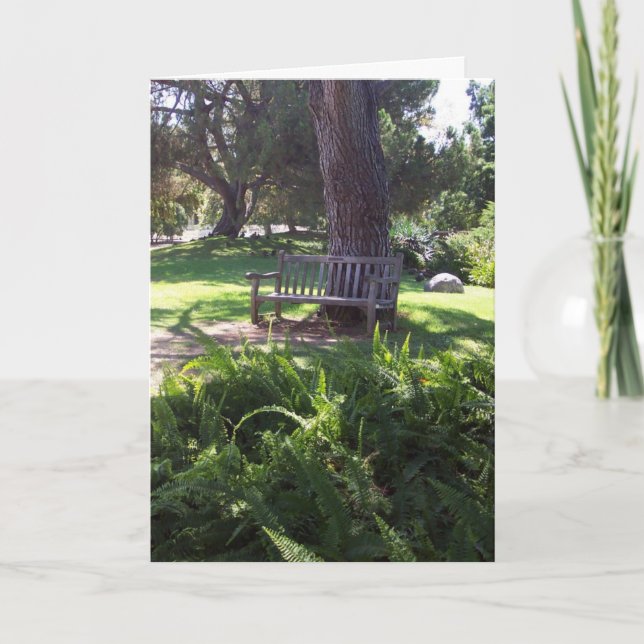 Ruhige Moment-Gruß-Karte Karte (Vorderseite)