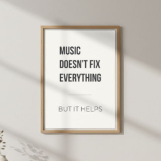 Ruhige Motivationsmusiktherapie Poster