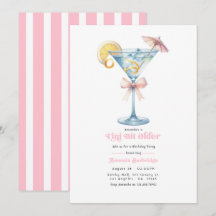 Ruhige Pink Tini Bit Älter Martini Geburtstagsfeie