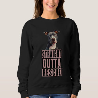 Ruhige Pit Bulls Männer Frauen Teen Gir Sweatshirt